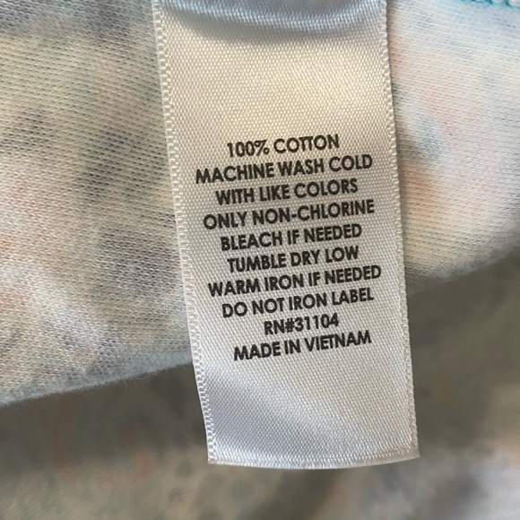 Kim Rogers Paisley Shirt Top Blouse Square Neckline - Picture 5 of 6